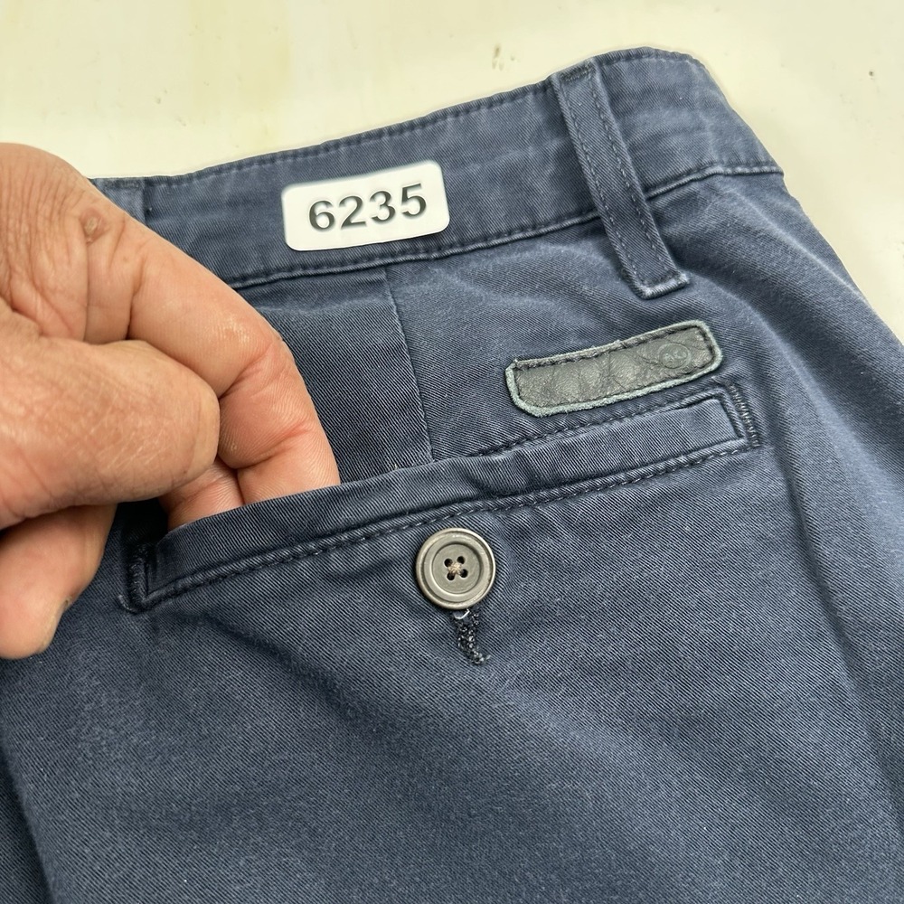 Ag Adriano Goldschmied The Marshall Slim Trousers Men‎ 32x30 Blue Chino Pants - Picture 3 of 12